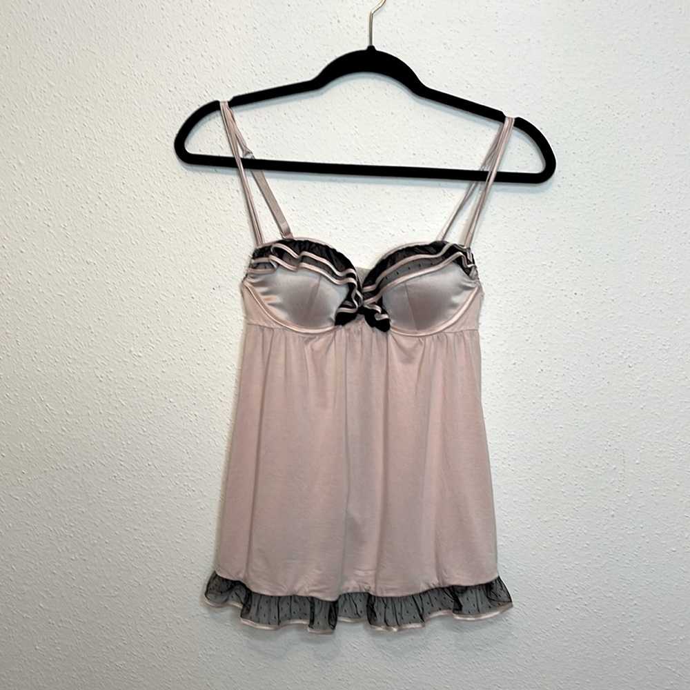 Victorias Secret Ruffled Body & Wings Lingerie Bra 34B
